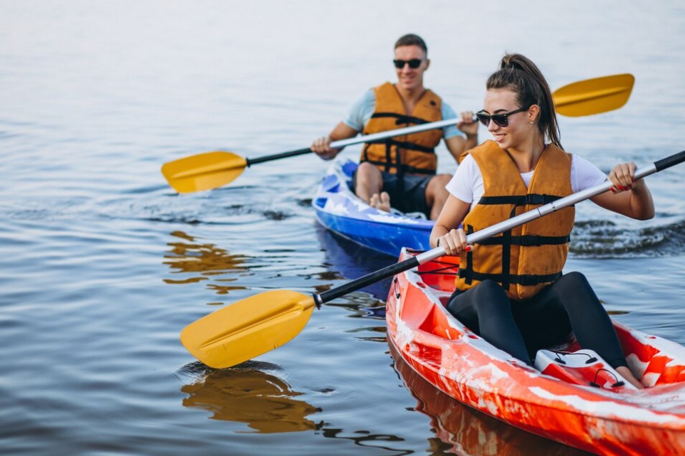 rowing couple